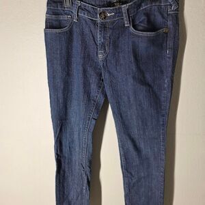 Baby-phat Women's Blue and Navy Jeans Size 9